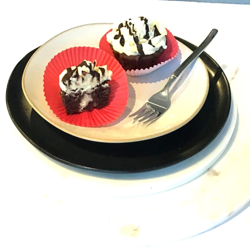 Chocolate, Cream Filled cupcakes