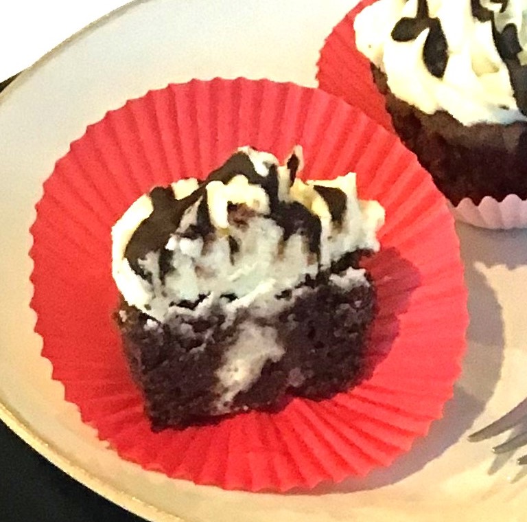 Chocolate, Cream Filled cupcakes