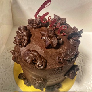 Triple Layer Chocolate Cake